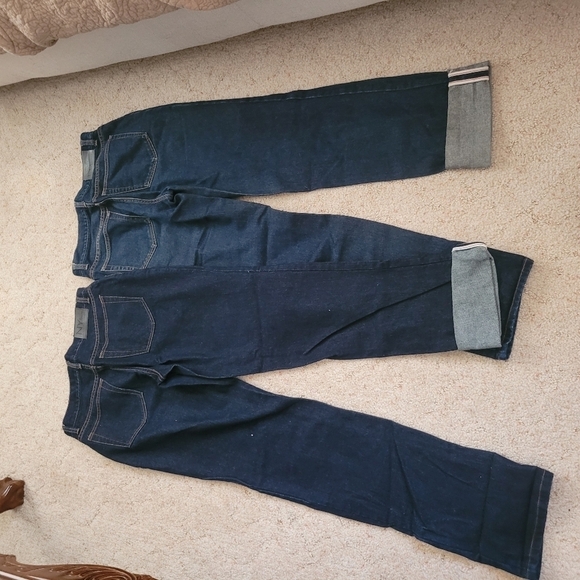 New York & Company Dark Wash Straight Leg Jeans lot of 2 - Picture 7 of 8